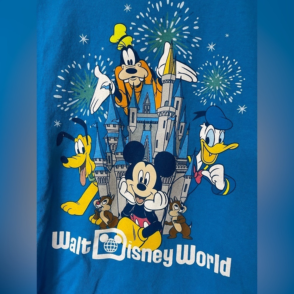 Disney Kids Blue Walt Disney World T-Shirt - Picture 2 of 5